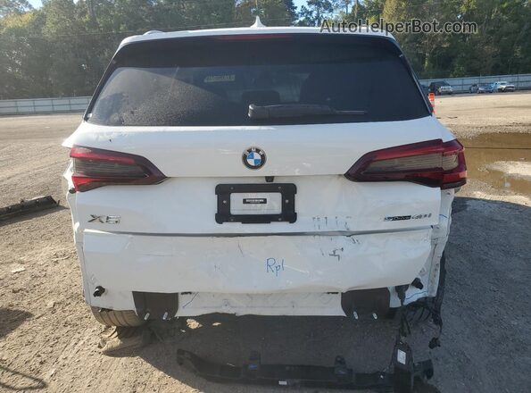 5UXCR4C06P9P10532 2023 BMW X5 White უკანა ხედი