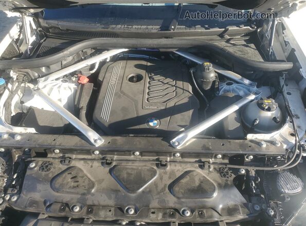 5UXCR4C06P9P10532 2023 BMW X5 White ძრავის განყოფილების ხედი