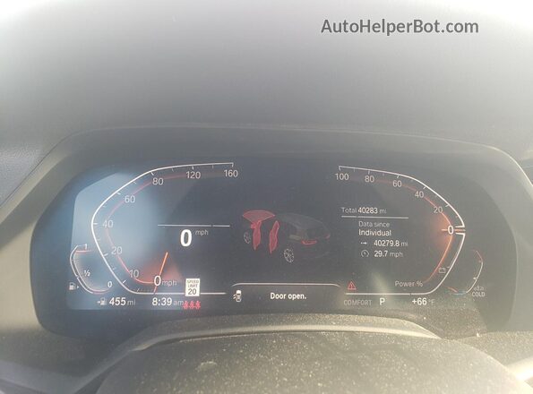 5UXCR4C07P9N74525 2023 BMW X5 Черный Вид щитка приборов