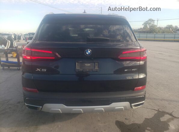 5UXCR4C07P9N74525 2023 BMW X5 Черный Вид сзади