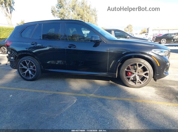 5UXCR4C07P9R10285 2023 BMW X5 Black Widok wnętrza 360 stopni