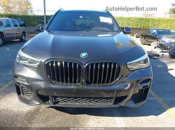 5UXCR4C07P9R10285 2023 BMW X5 Black Widok wnętrza z tyłu