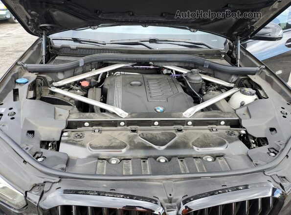 5UXCR4C07P9R89473 2023 BMW X5 Black Widok komory silnika