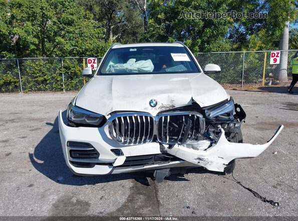 5UXCR6C01P9P47998 2023 BMW X5 White Առջևի վահանակի տեսք