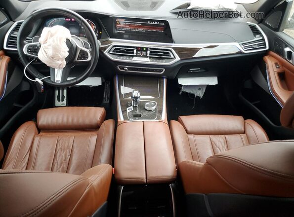 5UXCR6C01P9R78965 2023 BMW X5 White Առջևի վահանակի տեսք