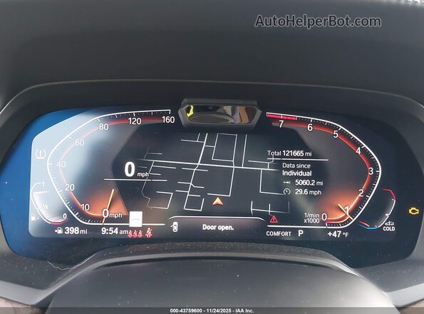 5UXCR6C02L9D09245 2020 BMW X5 Black უკანა სავარძლების ხედი