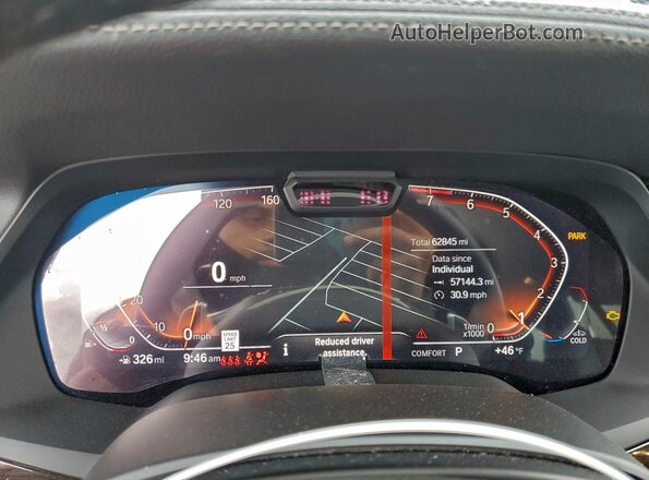 5UXCR6C03L9B71294 2020 BMW X5 Белый Вид щитка приборов