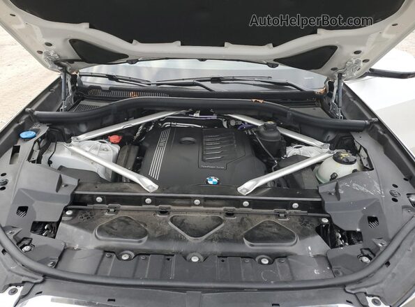 5UXCR6C03P9N53876 2023 BMW X5 White Вид підкапотного простору
