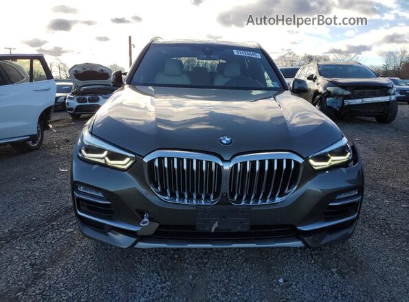 5UXCR6C06M9F36598 2021 BMW X5 Green Front view