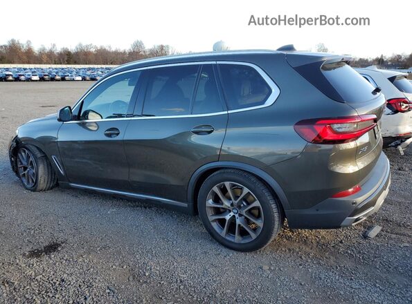 5UXCR6C06M9F36598 2021 BMW X5 Green Rear left