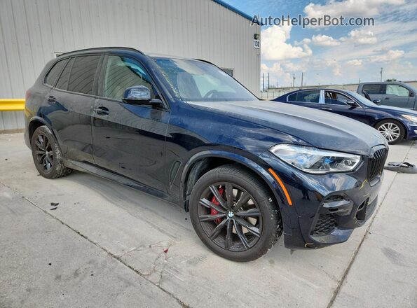 5UXCR6C06P9R68464 2023 BMW X5 Blue Front right