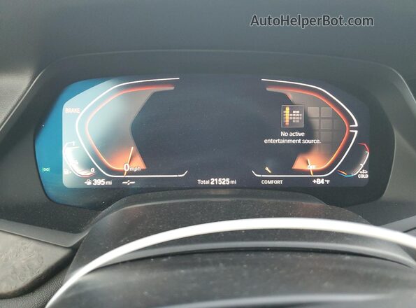 5UXCR6C06P9R68464 2023 BMW X5 Blue Instrument cluster view