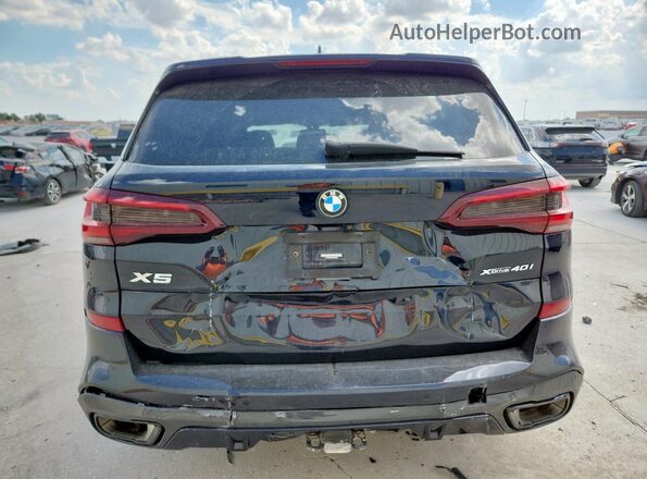 5UXCR6C06P9R68464 2023 BMW X5 Blue Rear view
