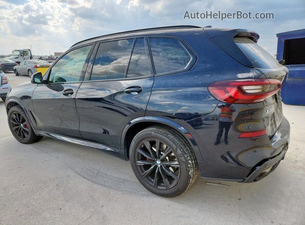 5UXCR6C06P9R68464 2023 BMW X5 Blue Rear left