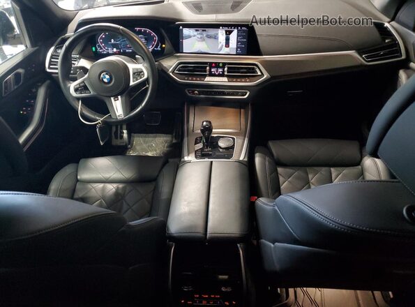 5UXCR6C06P9R96829 2023 BMW X5 Black Dashboard view