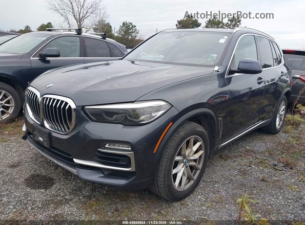 5UXCR6C07L9B68401 2020 BMW X5 Blue წინა მარცხენა ხედი სამი მეოთხედიდან