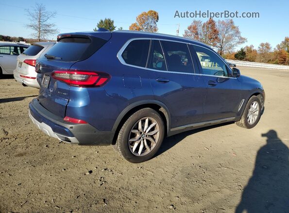 5UXCR6C08M9F14828 2021 BMW X5 Blue Задня права чверть
