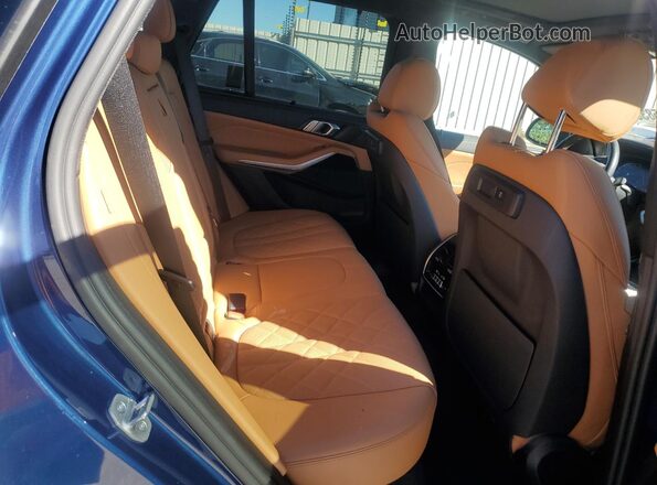 5UXCR6C08P9P10382 2023 BMW X5 Blue Vista interior trasera