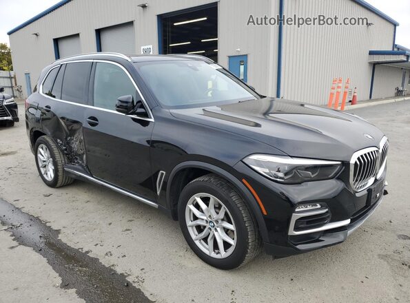 5UXCR6C09L9C52154 2020 BMW X5 Black Передня права чверть