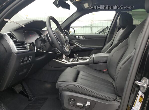 5UXCR6C09L9C52154 2020 BMW X5 Black Вид салону спереду