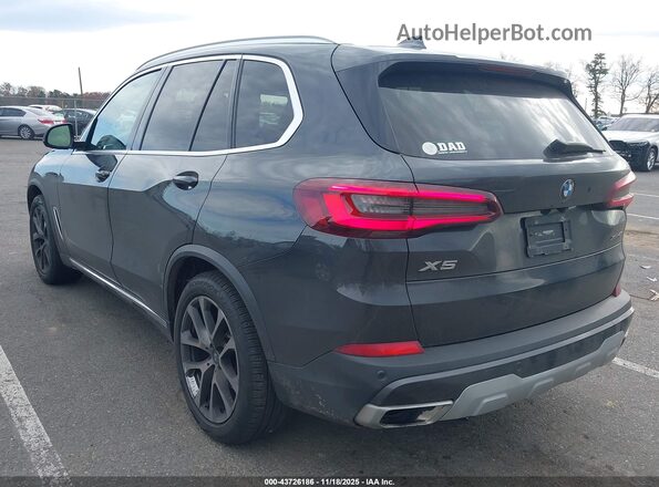 5UXCR6C0XM9F47457 2021 BMW X5 Gray Trasero izquierdo