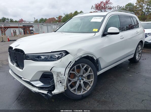 5UXCW2C00L9A00133 2020 BMW X7 White წინა ხედი