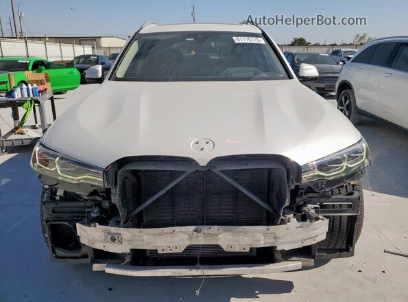 5UXCW2C00L9B86546 2020 BMW X7 White უკანა ხედი