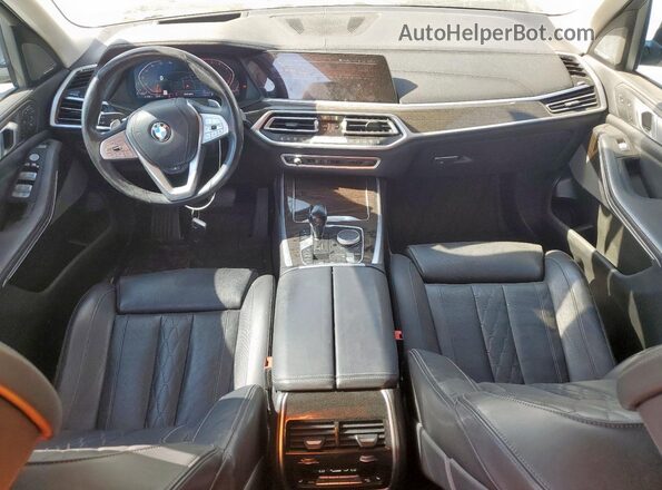 5UXCW2C00L9B86546 2020 BMW X7 White ხელსაწყოთა პანელის ხედი