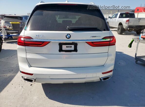 5UXCW2C00L9B86546 2020 BMW X7 White წინა სალონის ხედი