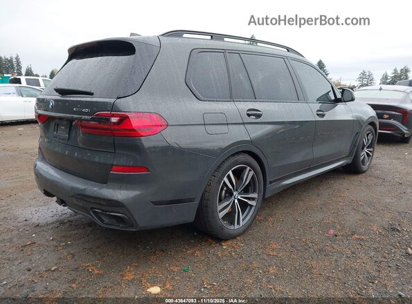 5UXCW2C04N9K69641 2022 BMW X7 Gray Задня права чверть