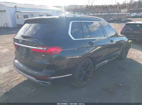 5UXCW2C04N9M81391 2022 BMW X7 Black უკანა მარჯვენა