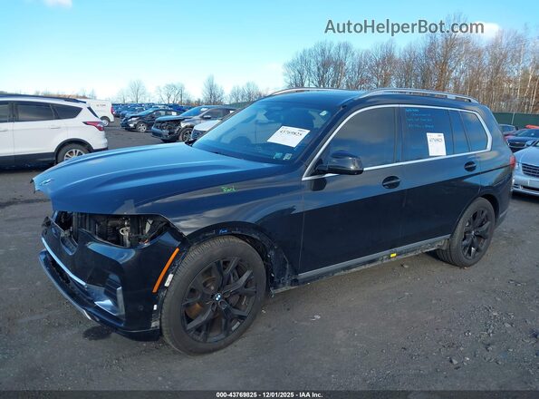 5UXCW2C04N9M81391 2022 BMW X7 Black წინა მარცხენა ხედი სამი მეოთხედიდან