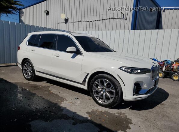 5UXCW2C07L9B48120 2020 BMW X7 Белый Передняя правая четверть