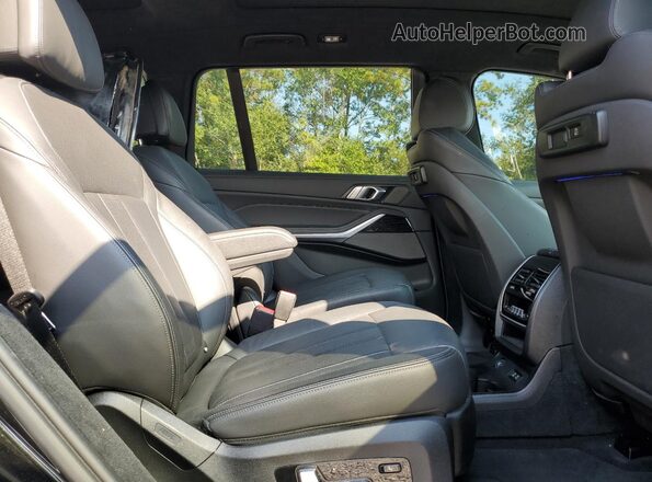 5UXCW2C07L9B87418 2020 BMW X7 Черный Вид задней части салона