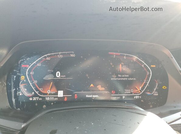 5UXCW2C07L9B87418 2020 BMW X7 Черный Вид щитка приборов