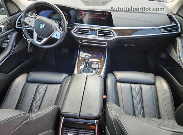 5UXCW2C08M9E32292 2021 BMW X7 Gray Dashboard view