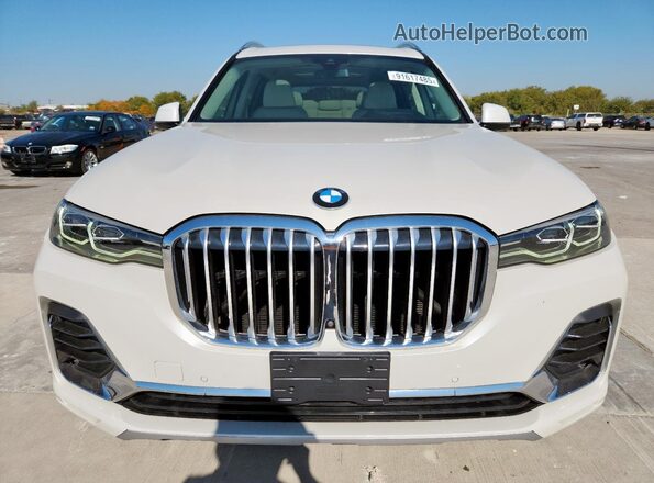 5UXCW2C0XL9B86053 2020 BMW X7 Белый Вид спереди