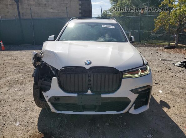 5UXCX4C52KLS36737 2019 BMW X7 White Widok z przodu