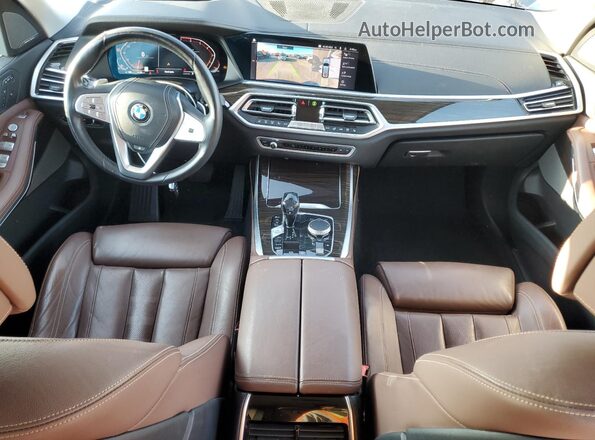 5UXCX4C58KLS38315 2019 BMW X7 Charcoal Առջևի վահանակի տեսք