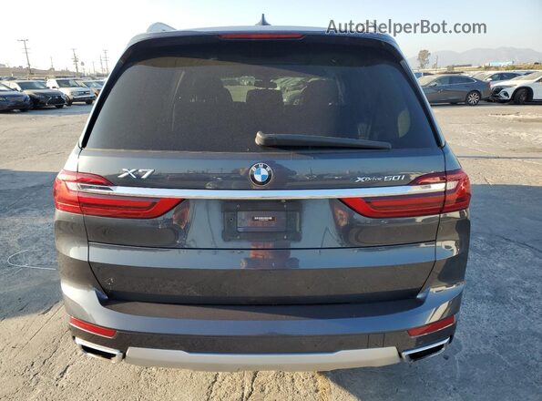 5UXCX4C58KLS38315 2019 BMW X7 Charcoal Հետևի տեսք