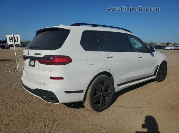 5UXCX6C06L9B04971 2020 BMW X7 White Հետևի աջ