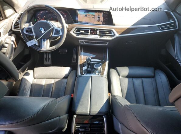5UXCX6C07L9C64289 2020 BMW X7 Gray Առջևի վահանակի տեսք