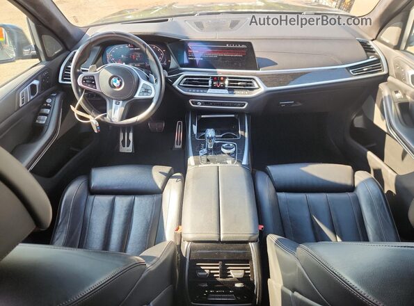 5UXCX6C09L9B14040 2020 BMW X7 Black Вид панелі приладів