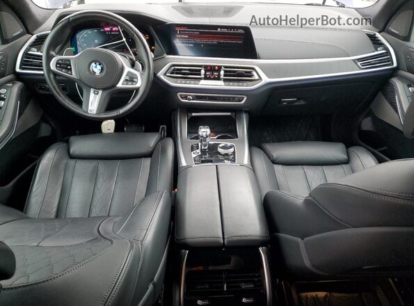 5UXCX6C09N9K95835 2022 BMW X7 Blue Dashboard view