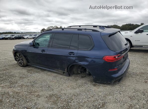 5UXCX6C09N9K95835 2022 BMW X7 Blue Rear left