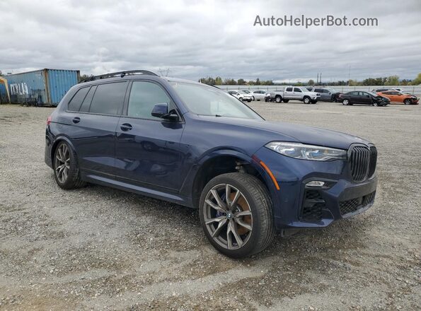 5UXCX6C09N9K95835 2022 BMW X7 Blue Front right