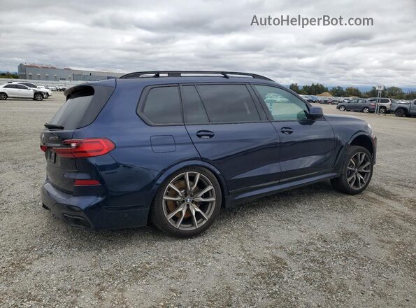 5UXCX6C09N9K95835 2022 BMW X7 Blue Rear right