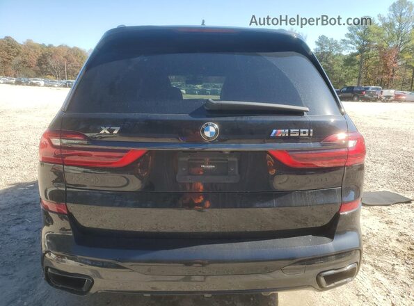5UXCX6C0XM9H49737 2021 BMW X7 Black Widok z tyłu