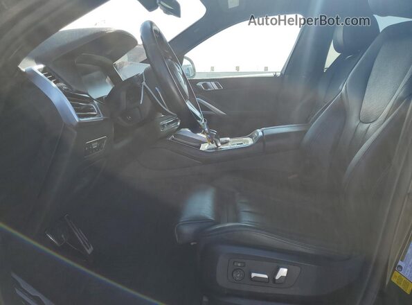 5UXCY4C01L9C67108 2020 BMW X6 Charcoal Widok wnętrza z przodu
