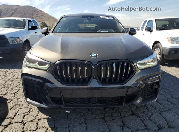 5UXCY4C01L9C67108 2020 BMW X6 Charcoal Widok z przodu